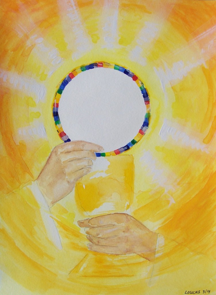 Eucharist, Watercolor