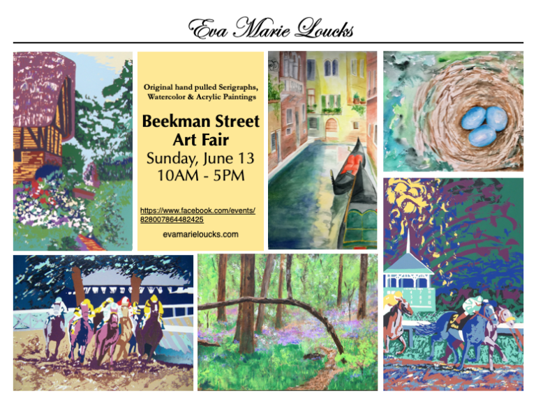 Beekman Street Art Fair, Saratoga – EvaMarieLoucks